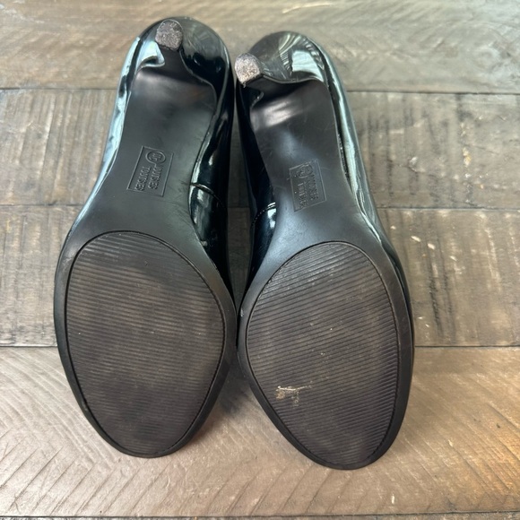 Mootsies Tootsies Black Patent Leather Pump Size 8 1/2 - Picture 3 of 8